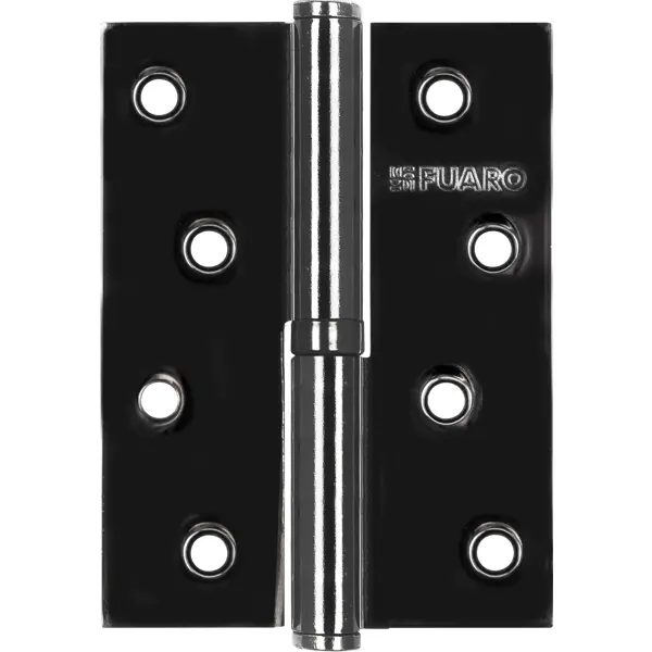 Петля дверная разъемная левая S100413-BN/BL, 100x75 мм сталь цвет чёрный левая разъемная дверная петля stayer