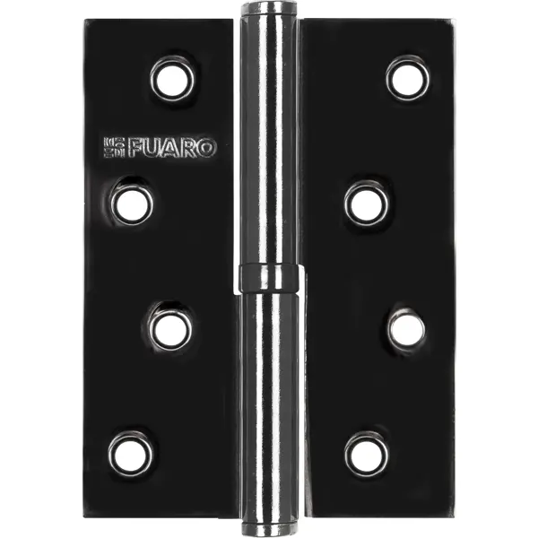 Петля дверная разъемная правая S100413-BNBL, 100x75 мм сталь цвет чёрный разъемная петля archie