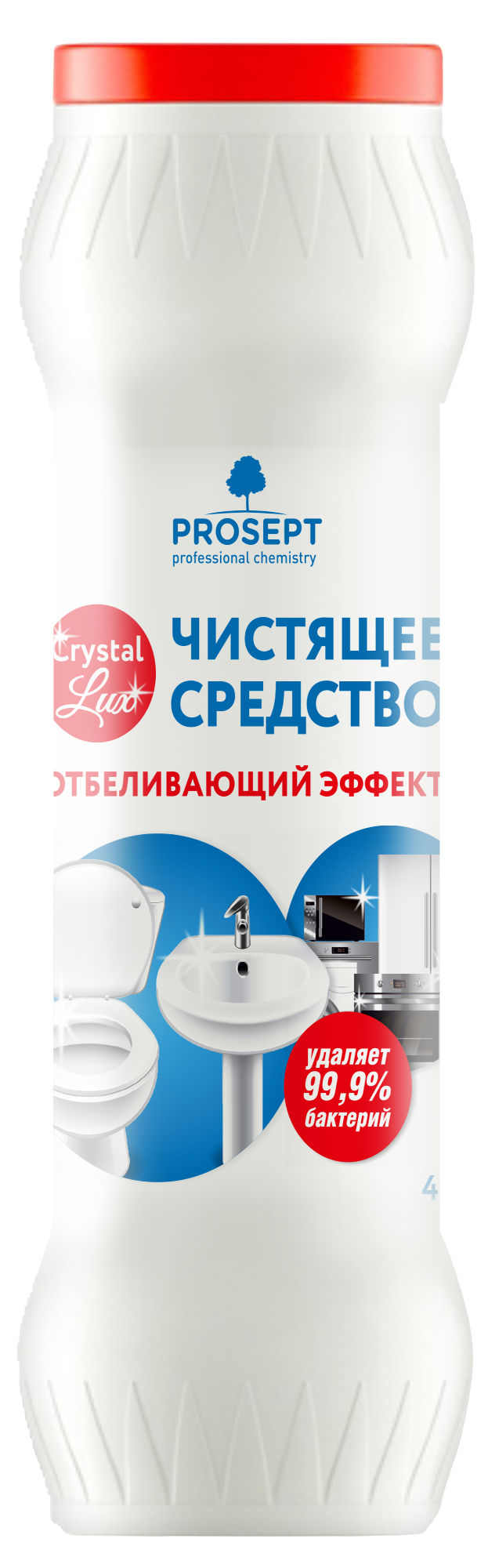 Средство чистящее отбеливающий эффект Crystal Lux 400 г