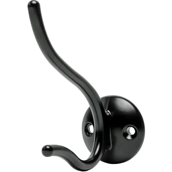 Крючок-вешалка Kerron KR0190, 90x70 мм, цвет чёрный вешалка крючок torso на подголовник с держателем телефона