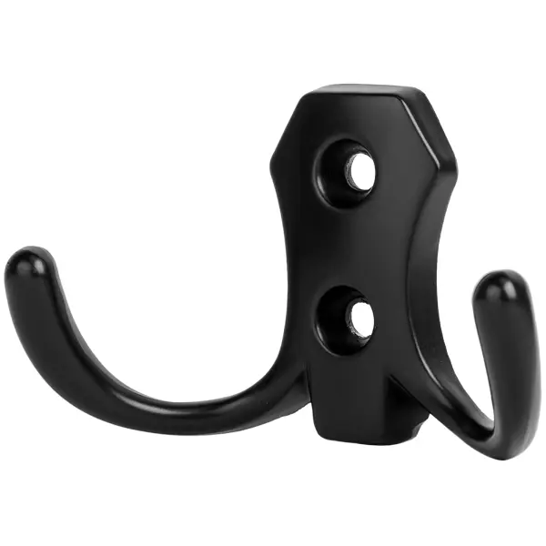 Крючок-вешалка Kerron KR0020, 75x45 мм, цвет чёрный вешалка крючок torso на подголовник с держателем телефона