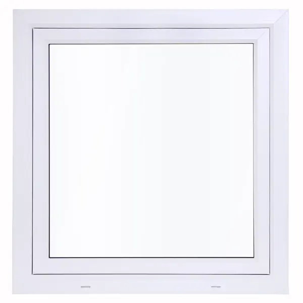 фото Окно пластиковое пвх deceuninck одностворчатое 900х900 мм (вхш) левое поворотно-откидное двухкамерный стеклопакет белый