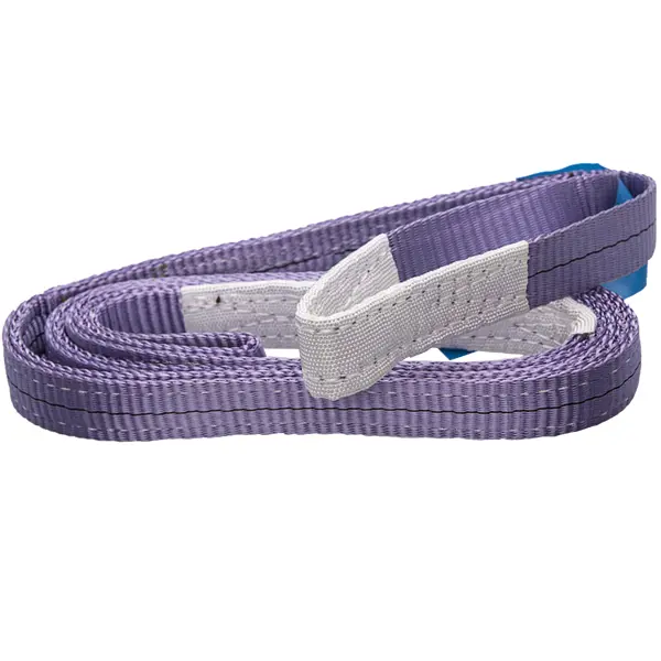 Строп текстильный двухпетлевой, 1 тонна, 2 м, цвет фиолетовый ленточный строп safe tec