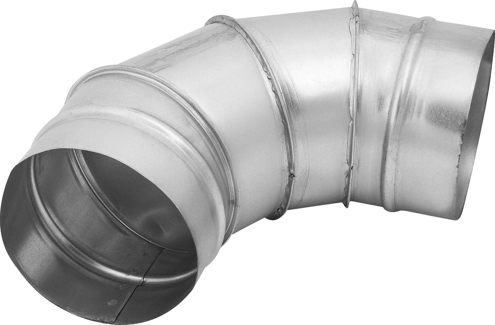 Отвод для круглых воздуховодов Ore D125 мм 90 градусов металл по цене .