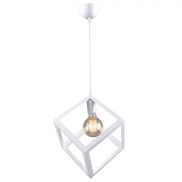 Светильник подвесной КС30100/1P, 1 лампа, 3 м², цвет белый декоративная планка лабиринт длина 400 см ширина 5 см белый серебро