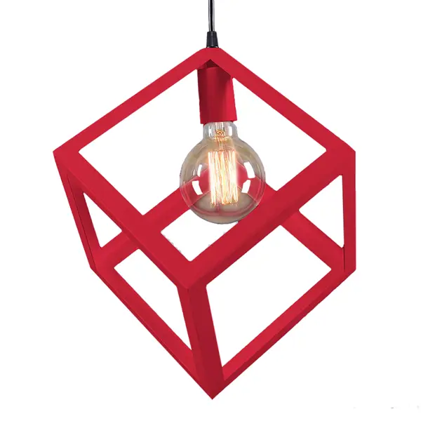фото Светильник подвесной кс30102/1p, 1 лампа, 3 м², цвет красный ключник