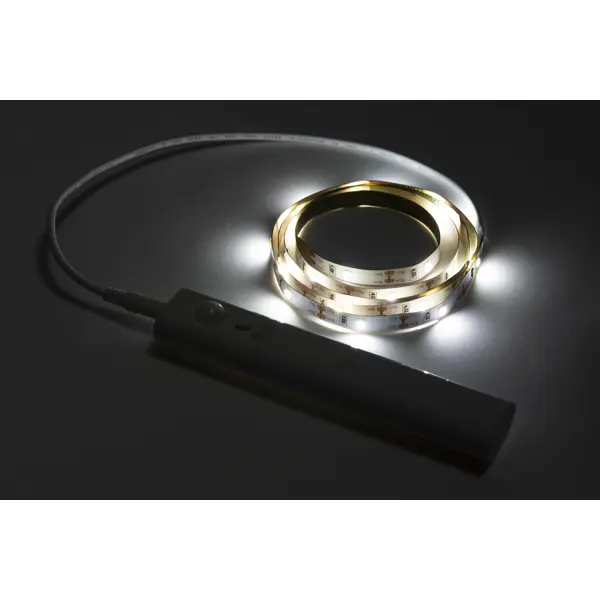 фото Комплект светодиодной ленты для полок tdm electric 31 диодов/м 2.4 вт/м 12 в 25 мм 1 м холодный белый свет