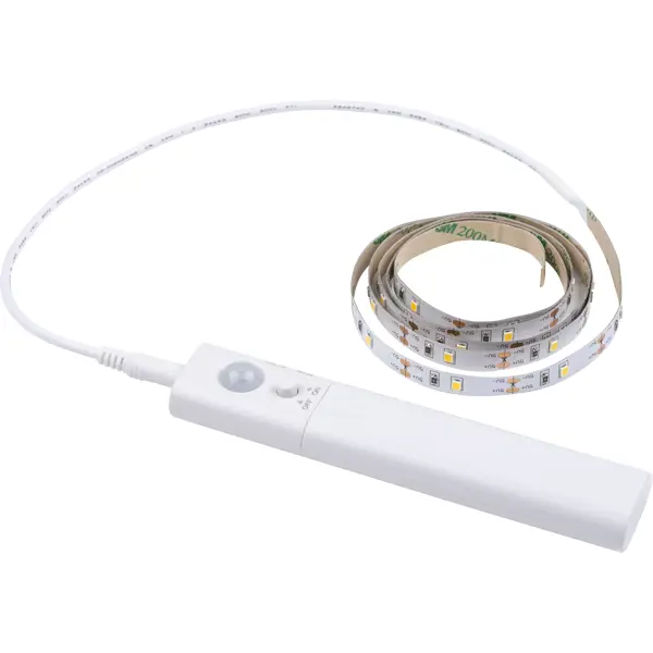 фото Комплект светодиодной ленты для полок tdm electric 30 диодов/м 2.4 вт/м 12 в 25 мм 1 м теплый белый свет
