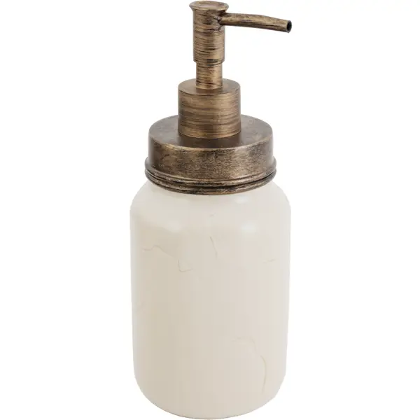 Дозатор для жидкого мыла Swensa Rome цвет бежевый дозатор для жидкого мыла swensa marmo керамика
