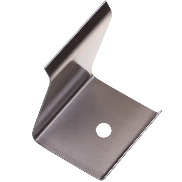 Скоба пружинная для крепления подоконника, 30x56 мм, сталь, цвет серый мафия с подоконника