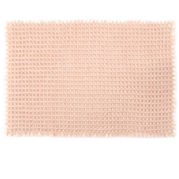 фото Коврик для ванной комнаты fixsen soft 60x40 см цвет розовый