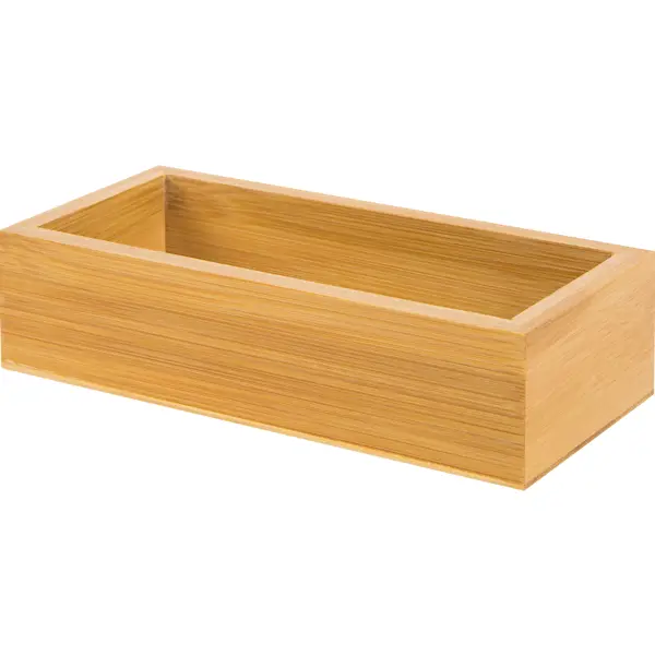 Короб прямоугольный Sensea Bamboo 7.3x4.5x15.9 см полка для ванной раздвижная sensea бамбук