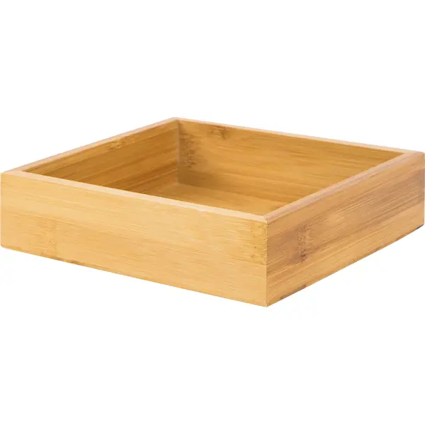 Короб квадратный Sensea Bamboo 15.1x4.5x16.1 см полка для ванной раздвижная sensea бамбук