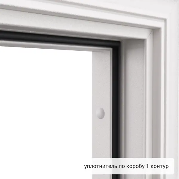 фото Дверь входная металлическая белла, 860 мм, левая, цвет беленый дуб torex