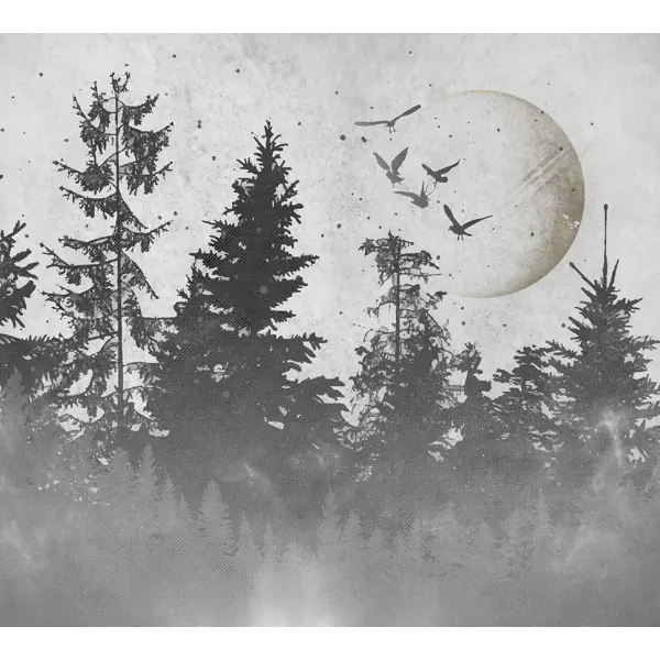 фото Фотообои лунный пейзаж флизелиновые, 300x270 см, l13-211 fbrush