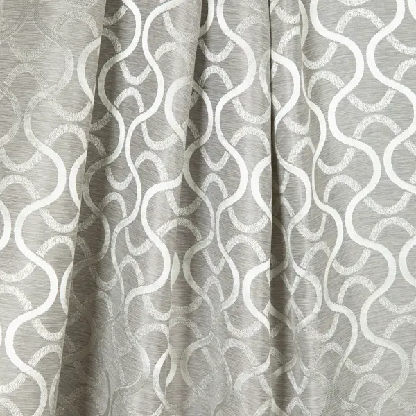 Ткань 1 м/п Цепи 150 см цвет серый
