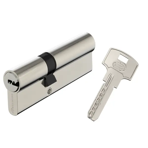 Цилиндр Standers TTAL1-3555CR, 35x55 мм, ключ/ключ, цвет хром цилиндр standers ttbl1 3030 30x30 мм ключ ключ латунь