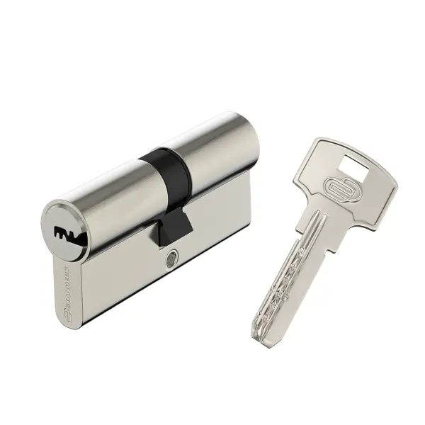 Цилиндр Standers TTAL1-3535CR, 35x35 мм, ключ/ключ, цвет хром цилиндр для замка с ключом 35x35 мм