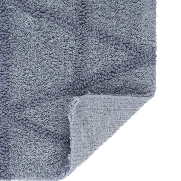 фото Коврик для туалета loft 45х45 см хлопок цвет серый без бренда