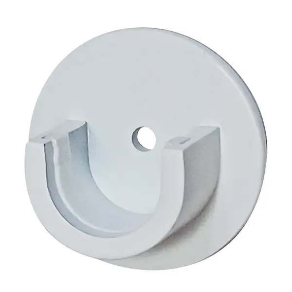 Держатель торцевой Inspire, металл, цвет белый, 2 см круг диск лепестковый торцевой 125 мм p100 5 штук