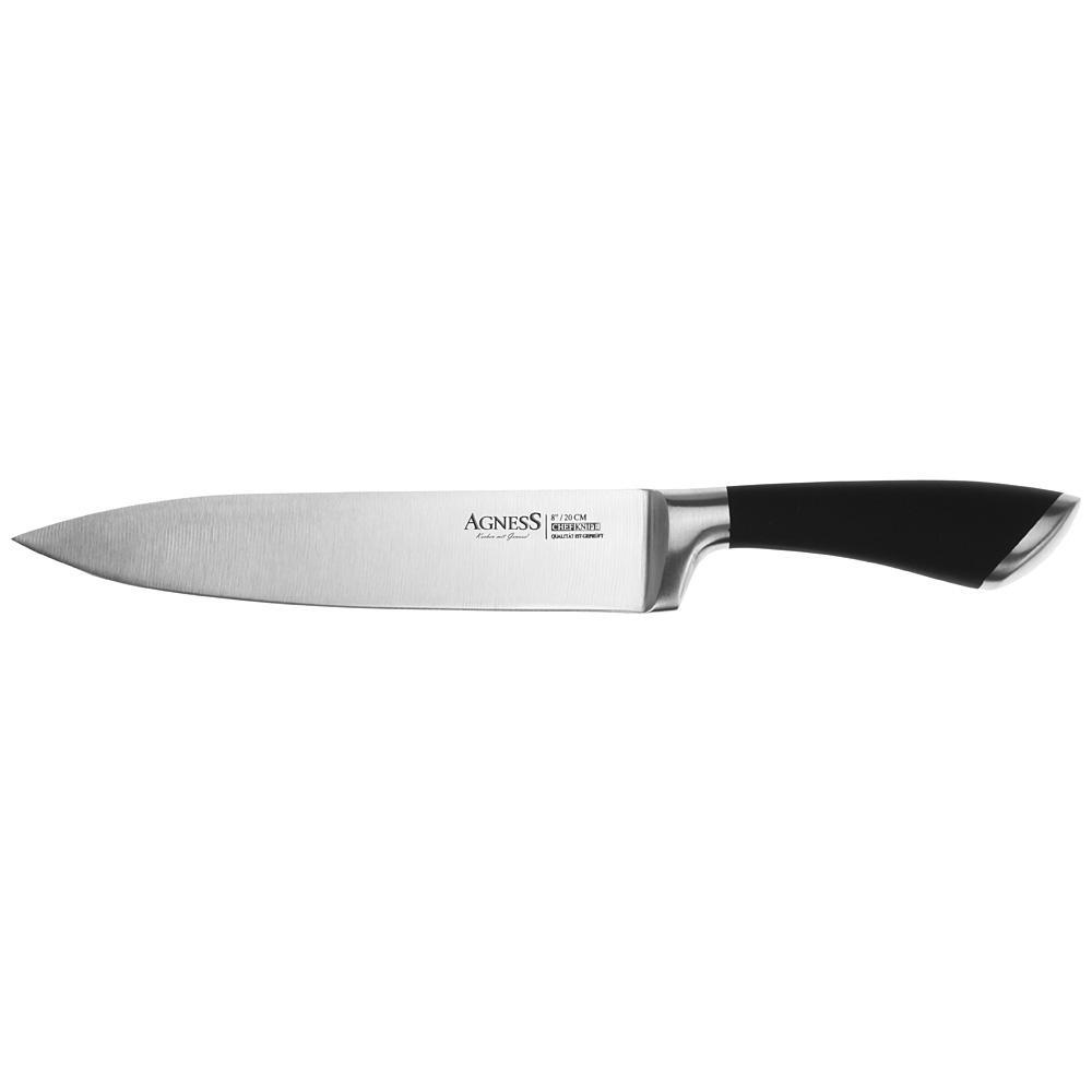 Нож поварской Agness 911-011 ️  по цене 602 ₽/шт.  с .