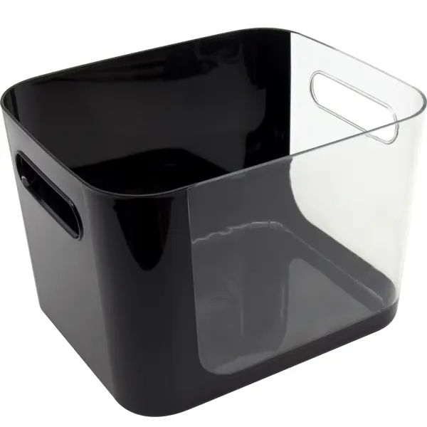 Короб для пенала прямоугольный Sensea Remix цвет черный 16.5x14.2x20 см ширма на ванну sensea remix поворотная 140 см чёрный