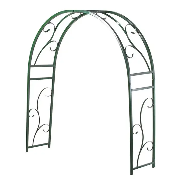 Арка садовая ограждение арка 240x26 см белый
