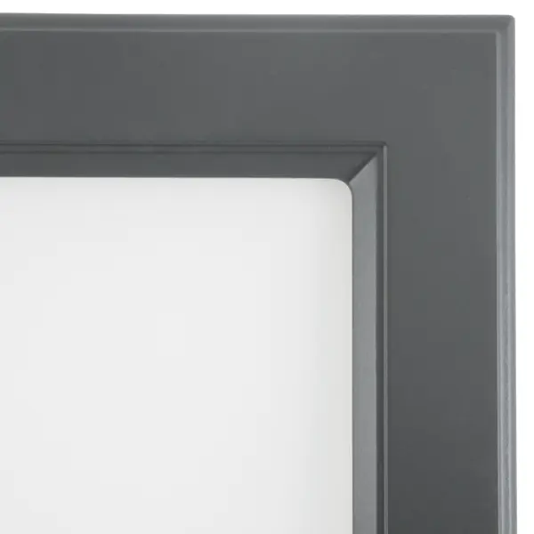 фото Витрина для шкафа delinia id «мегион» 40х102.4 см, мдф, цвет тёмно-серый