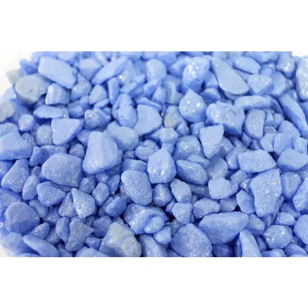 Грунт цветной фракция 2-4 мм голубой
