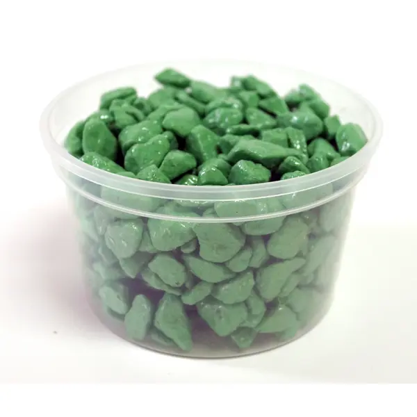 Грунт цветной фракция 5-8 мм салатовый щебень гравийный фракция 5 20 30 кг