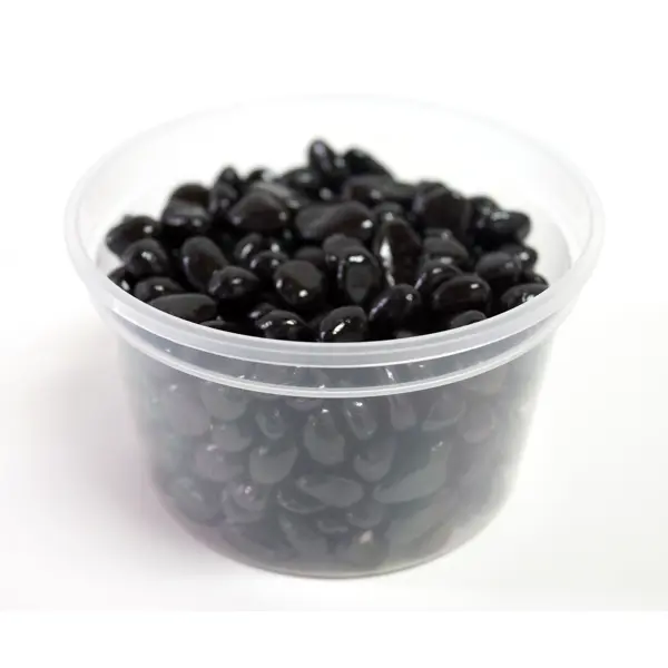 Галька цветная фракция 5-10 мм черная семена фасоль бемоль 5 г семена от автора авторские цветная упаковка гавриш