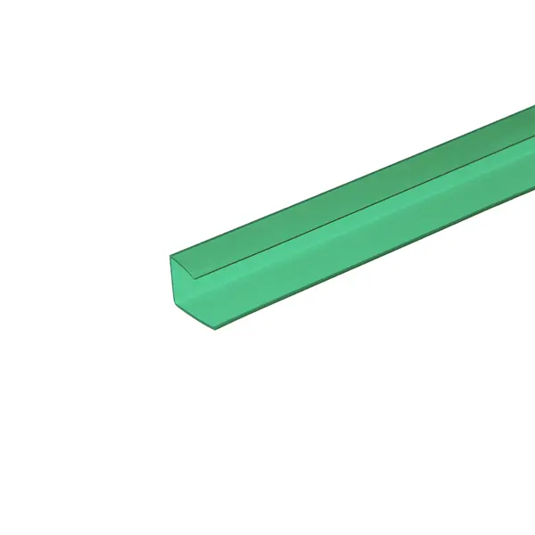 Профиль торцевой Колибри 6 мм зеленый 2.1 м профиль торцевой 3000 мм металлик