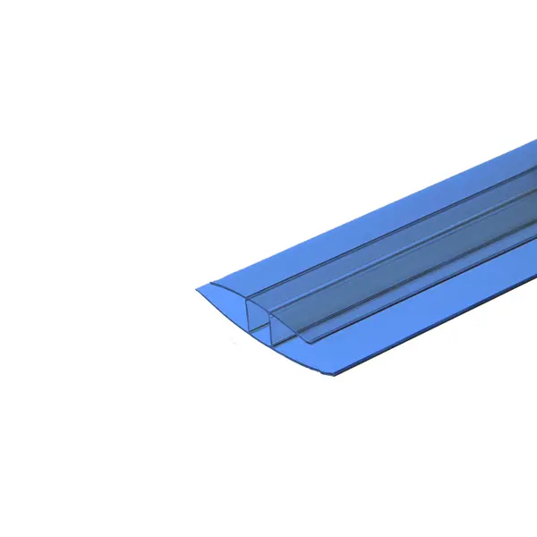 Профиль соединительный неразъемный Колибри 6 мм синий 3 м