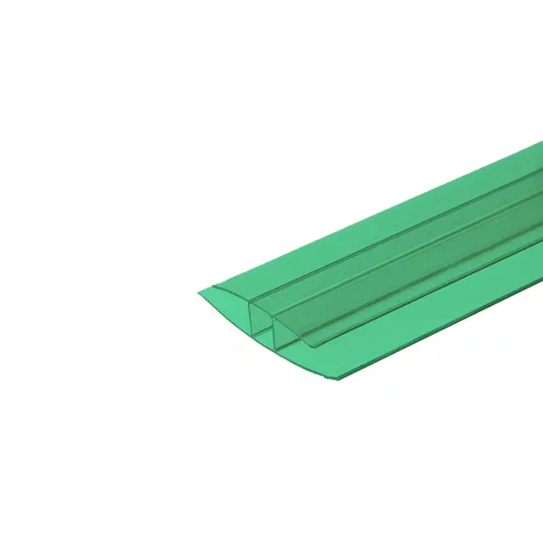 Профиль соединительный неразъемный Колибри 6 мм зеленый 3 м профиль соединительный неразъёмный 6 мм x 3 м прозрачный