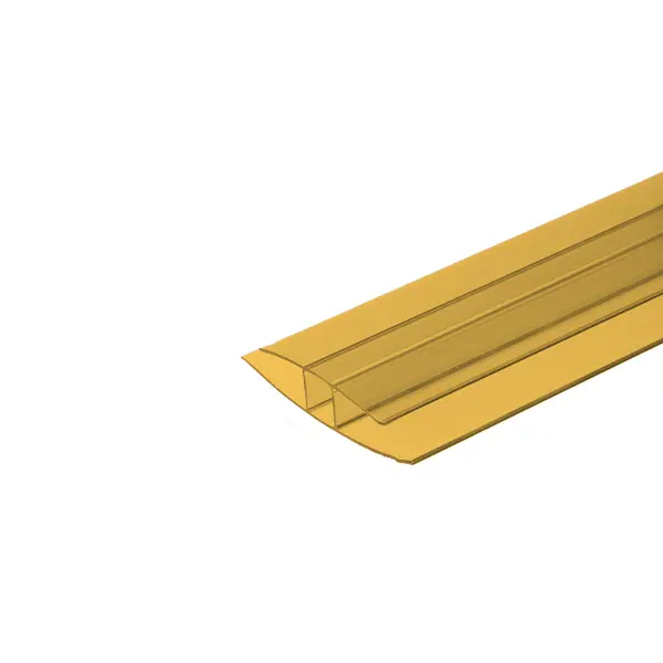Профиль соединительный неразъемный Колибри 6 мм желтый 3 м профиль соединительный 4 6 мм x 3 м прозрачный