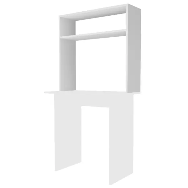 Надстройка Милан 76x70x26 см ЛДСП цвет белый надстройка для компьютерного стола милан 76 4x70 см лдсп цвет гикори джексон
