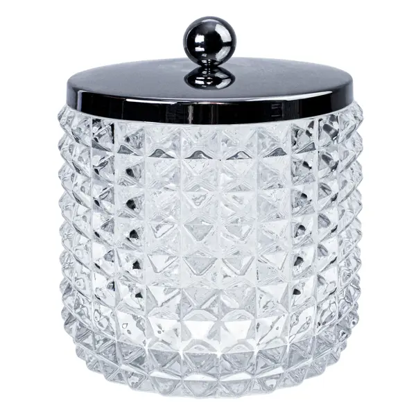 Контейнер для ватных палочек Proffi Home Glass контейнер для ватных дисков и палочек berossi zoy ниагара