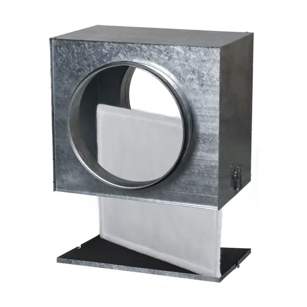 фото Фильтр для круглых воздуховодов ore d160 мм оцинкованный металл