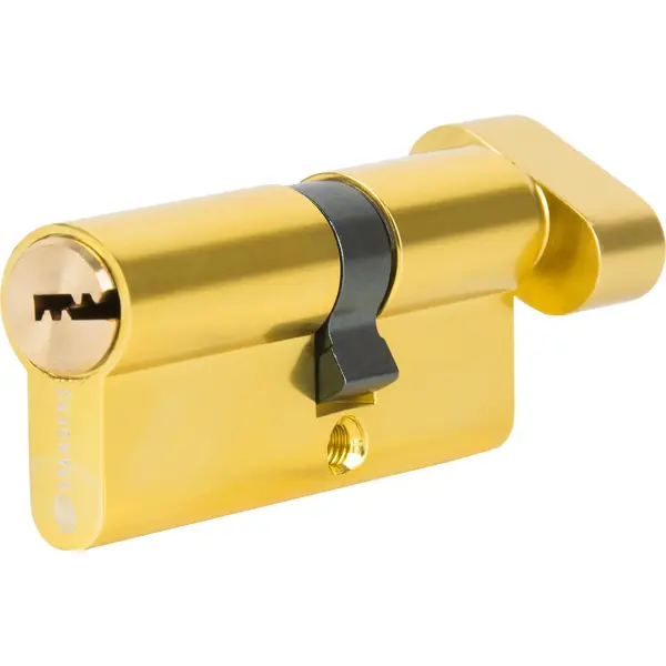 Цилиндр Standers TTAL1-3040NBGD, 30x40 мм, ключ/вертушка, цвет латунь цилиндр abus d6n 30x40 мм ключ ключ никель