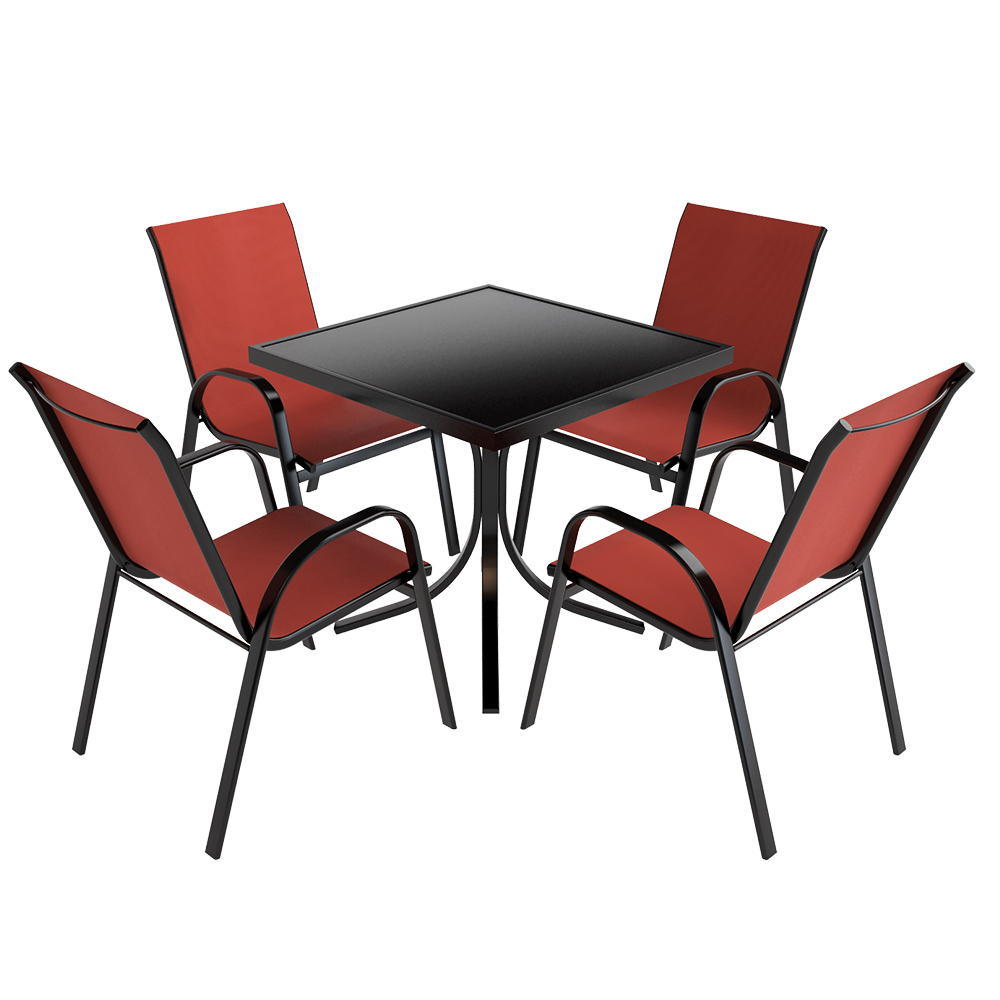 Комплект Лидер 1 стол и 4 стула