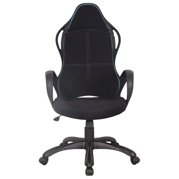 Кресло офисное Brabix Premium Force Ex-516 ткань черное/вставки синие .