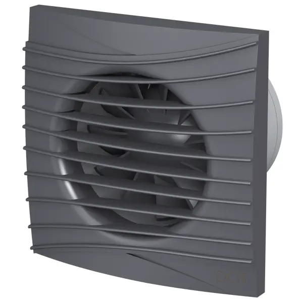 Вентилятор осевой вытяжной Diciti Silent 4C D100 мм 25 дБ 90 м³/ч обратный клапан цвет темно-серый вентилятор настольный xiaomi quality zero silent storage fan