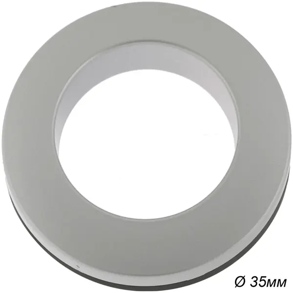 Люверс универсальный ø350 мм широкий цвет матовое серебро 10 шт