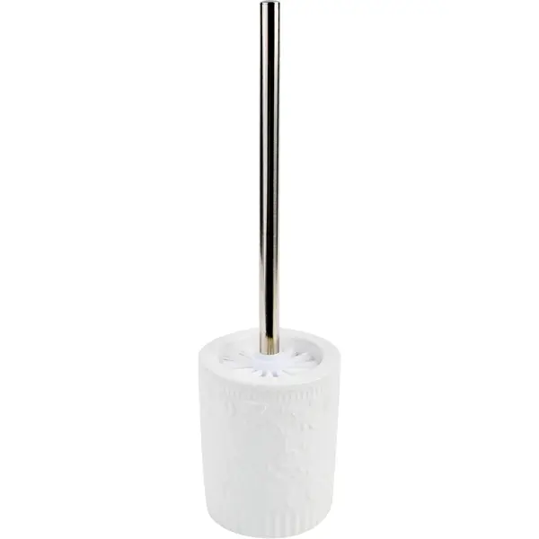 Ёршик для унитаза Sensea Charm цвет белый штора для ванной sensea charm 180x200 см полиэстер мультиколор