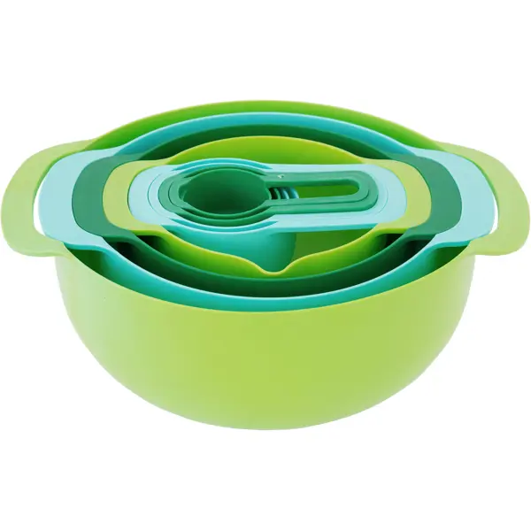 фото Набор посуды hitt 8 предметов полипропилен разноцветный без бренда