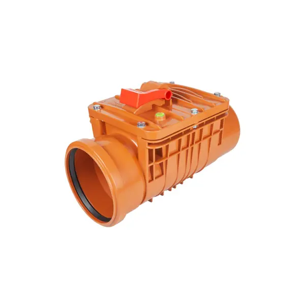 Клапан обратный наружный 160 мм клапан канализационный обратный 110 мм ростурпласт наружный рыжий 11639