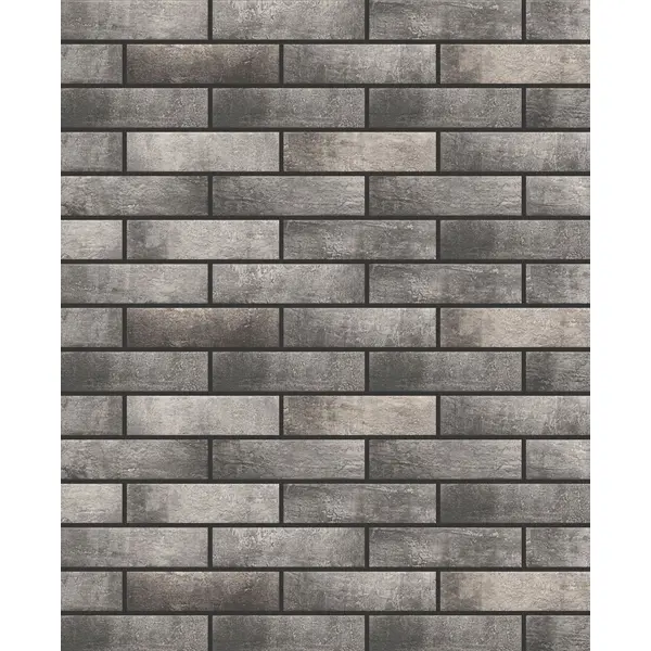Плитка клинкерная Cerrad Loft brick pepper серый 0.6 м² плитка настенная cersanit mare 17063 20x44 см 1 056 м² глянцевая светло серый