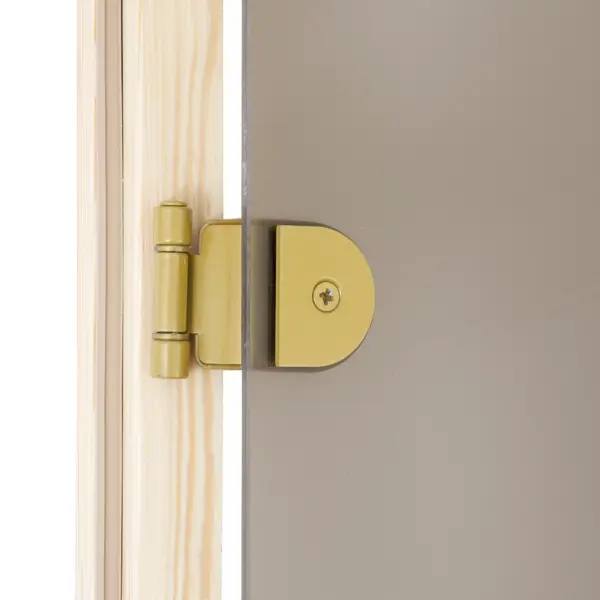 фото Дверь для сауны 69х189 см цвет бронза прозрачная без бренда