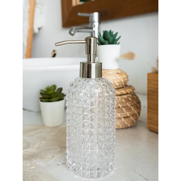 фото Дозатор для жидкого мыла proffi home glass