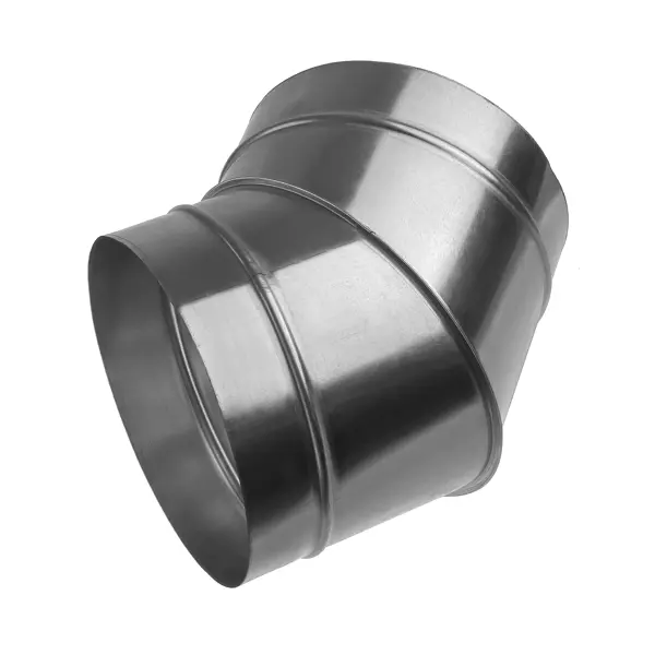 Отвод для круглых воздуховодов Ore D400 мм 45 градусов оцинкованный металл отвод для круглых воздуховодов ore d125 мм 45 градусов металл